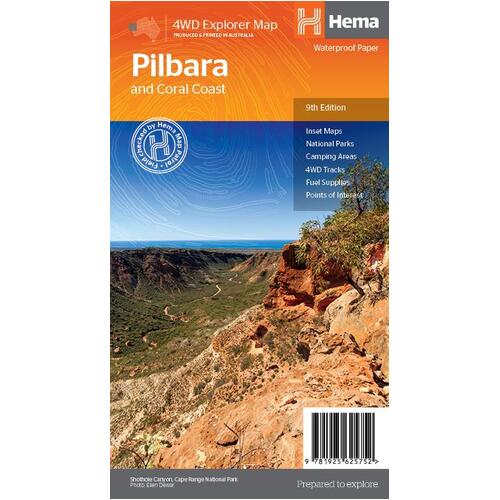 Hema Map Pilbara and Coral Coast - 9th Edition