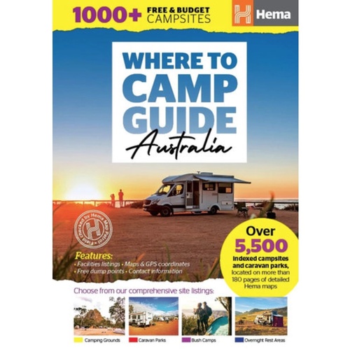 Hema Where to Camp Guide - 1st Edition
