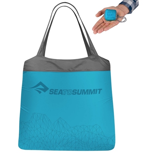 Sea to Summit Packable Reusable Shopping Bag - Ultra-Sil Nano - Teal