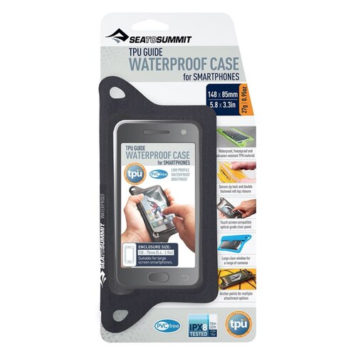 Sea to Summit TPU Guide Waterproof Case for Smartphones - Black