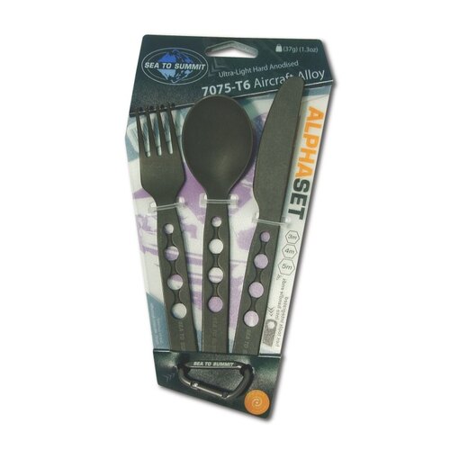 Sea to Summit - 3 piece AlphaSet - Lightweight Cutlery and Tightening Tool Set