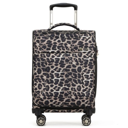 Tosca So Lite 3.0 - 52cm 4 Wheel Carry-On Case - Leopard