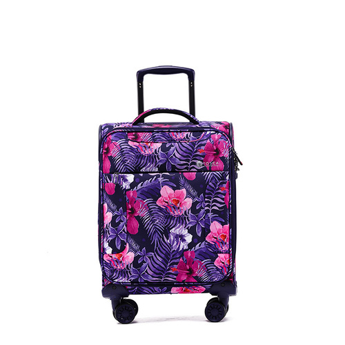 Tosca So Lite 3.0 - 52cm 4 Wheel Carry-On Case - Flower