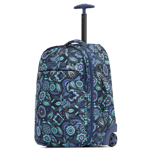 Tosca So Lite Onboard Trolley Backpack - Paisley