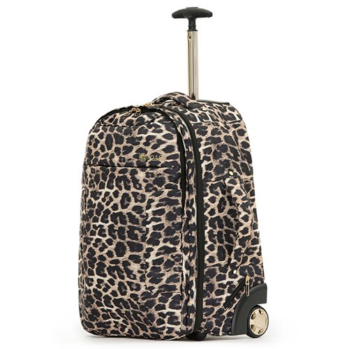 Tosca So Lite Onboard Trolley Backpack - Leopard