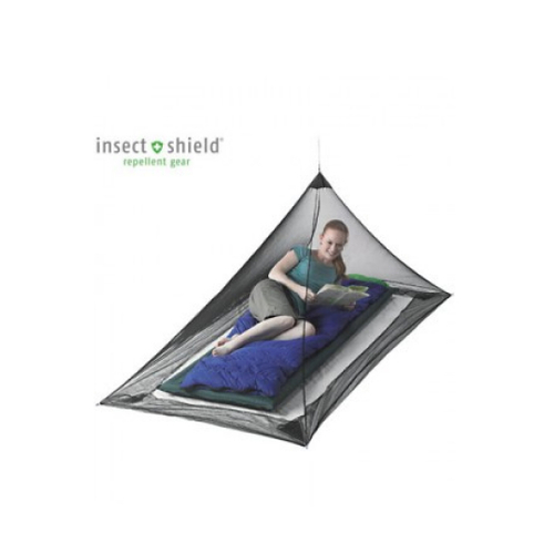 Sea to Summit Nano Mosquito Net : Single Pyramid - Permethrin Treated Mesh