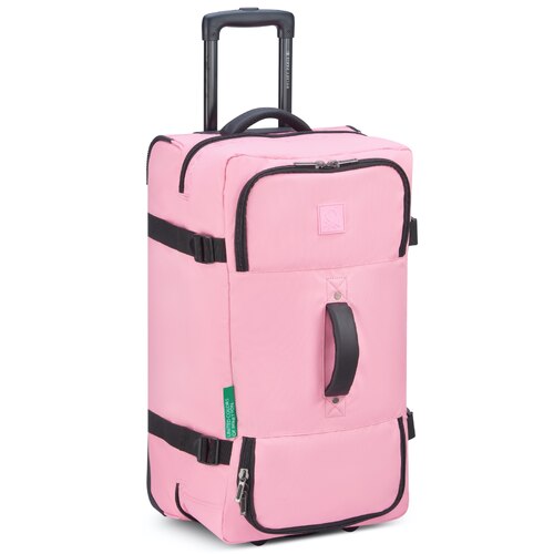 Delsey Benetton Now 64 cm Wheeled Duffle Bag - Pink