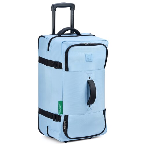 Delsey Benetton Now 64 cm Wheeled Duffle Bag - Light Blue