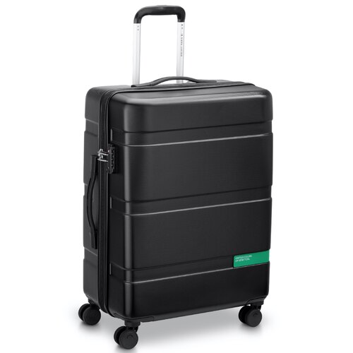 Delsey Benetton Now! 66 cm 4-Wheel Medium Case - Black