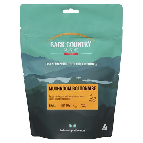 Back Country Cuisine : Mushroom Bolognaise - Small Serve (Vegan)