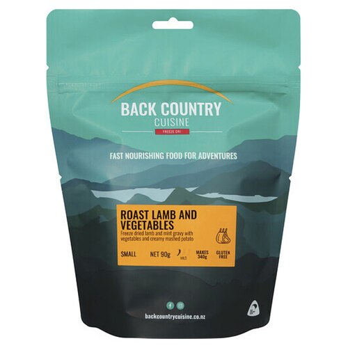 Back Country Cuisine : Roast Lamb and Vegies - Small Serve (Gluten Free)