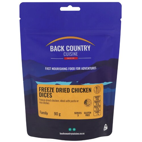 Back Country Cuisine : Chicken Dices - Small Serve 90g