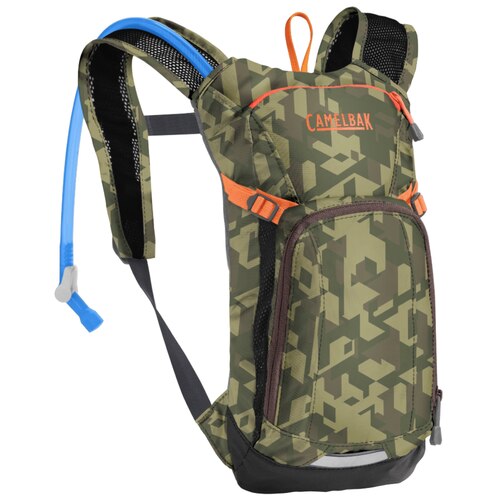 Camelbak Mini MULE 1.5L Kid's Sports Hydration Pack - Camelflage / Brown Seal