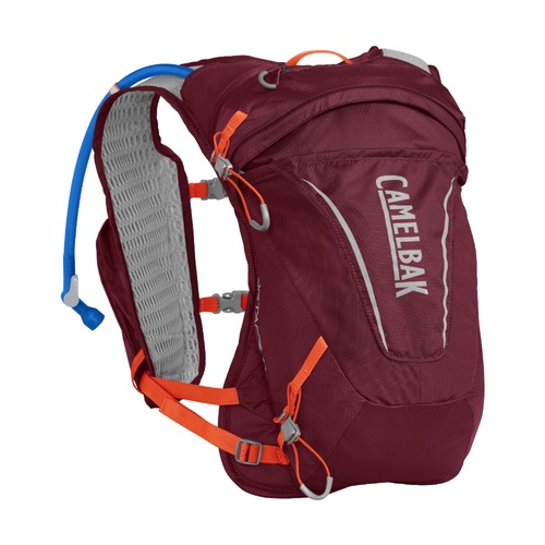 CamelBak Octane 9 - Womens 2L Sports Hydration Pack - Burgundy / Hot Coral