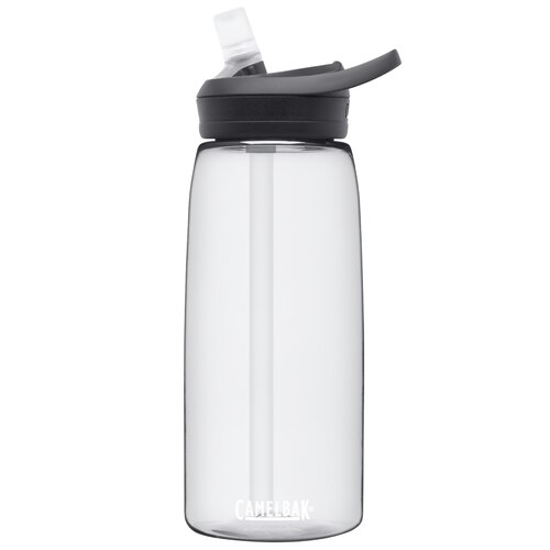 CamelBak Eddy+ 1L Drink Bottle - Clear (Recycled Material)