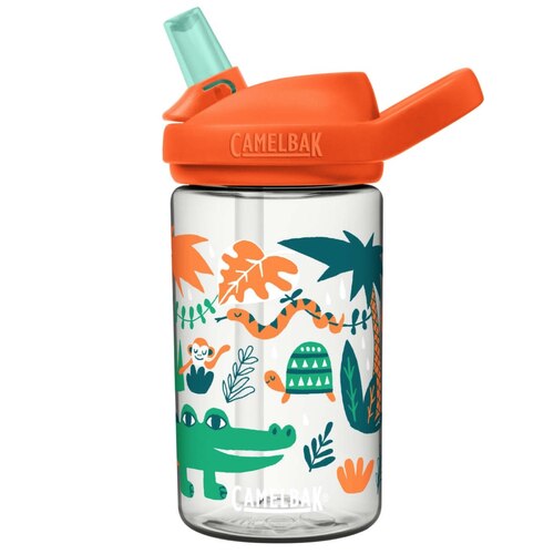 CamelBak Eddy+ Kids 400ml Drink Bottle - Jungle Animals (Tritan Renew)