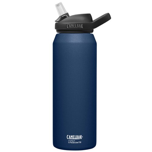 CamelBak filtered by LifeStraw Eddy+ 1L Vacuum Insulated Stainless Steel Drink Bottle - Navy