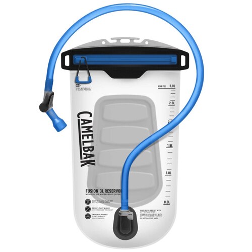 Camelbak Fusion 3L Reservoir with Tru Zip Waterproof Zipper - Clear