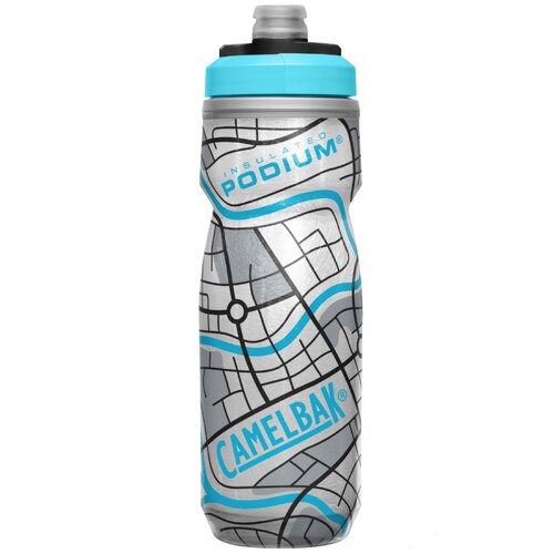 CamelBak Podium Chill 600ml Water Bottle - Grid White