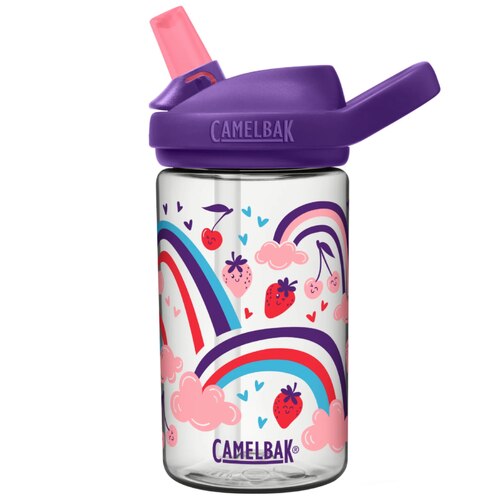 CamelBak Eddy+ Kids 400ml Drink Bottle (Tritan Renew) - Berry Rainbow