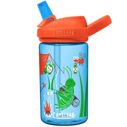 CamelBak Eddy+ Kids 400ml Drink Bottle (Tritan Renew) - Camping Bugs