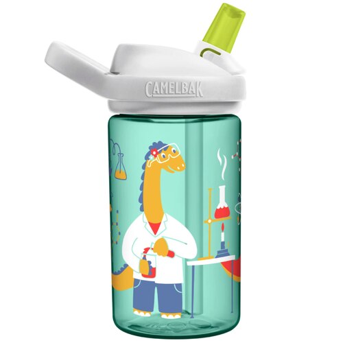 CamelBak Eddy+ Kids 400ml Drink Bottle (Tritan Renew) - Science Dino