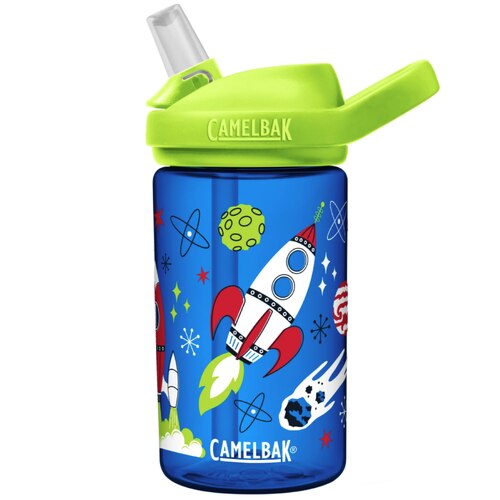 CamelBak Eddy+ Kids 400ml Drink Bottle (Tritan Renew) - Retro Rockets