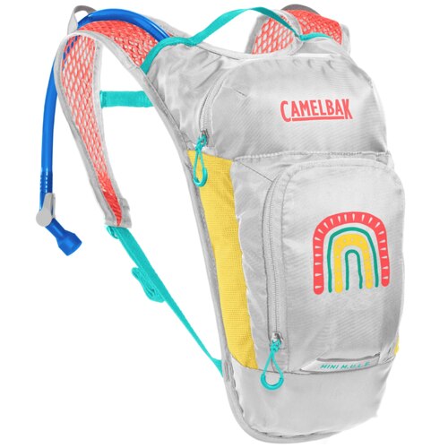 Camelbak Mini MULE 1.5L Kids Sports Hydration Pack - Grey / Rainbows