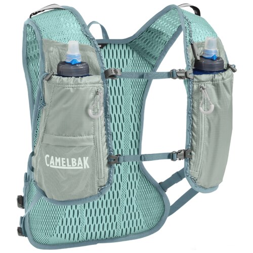 Camelbak Zephyr Pro Vest 1L Running Hydration Pack - Pigeon / Blue Surf