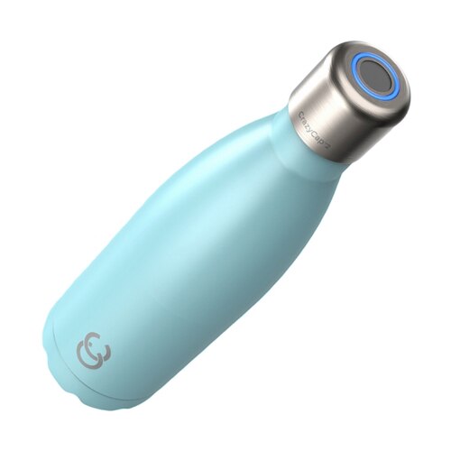 Crazy Cap UV Sterilisation Water Bottle 500ml - Cyan