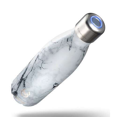 Crazy Cap UV Sterilisation Water Bottle 500ml - Marble