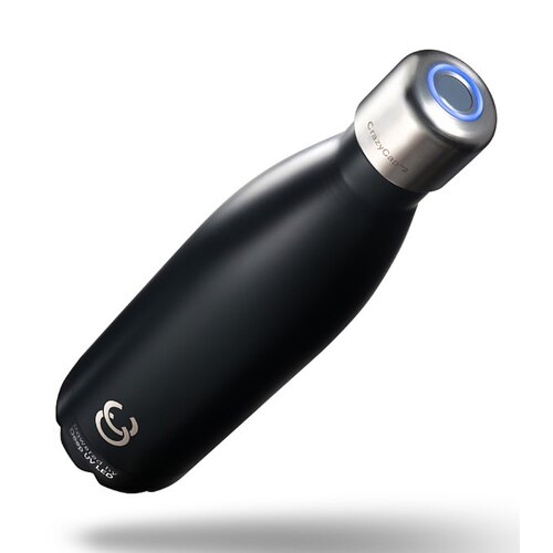 Crazy Cap UV Sterilisation Water Bottle 500ml - Onyx