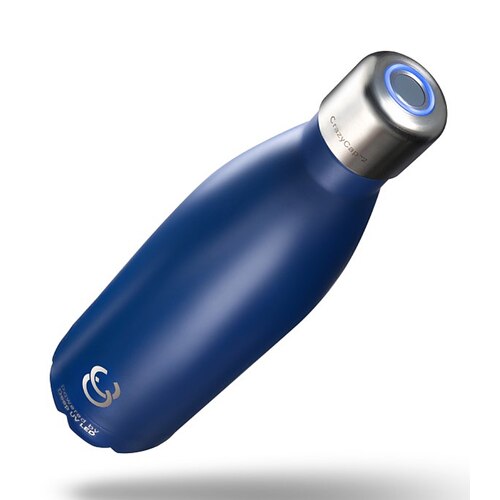 Crazy Cap UV Sterilisation Water Bottle 500ml - Sapphire