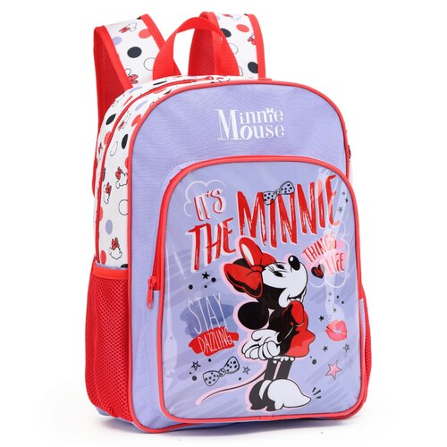 Disney Minnie Mouse Kids Backpack with Gloss Print Design