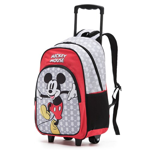 Disney Mickey Mouse Kids 17" Wheeled Backpack with 3D Front Panel