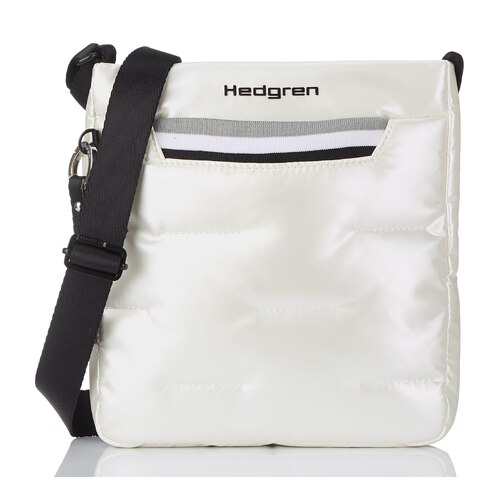Hedgren CUSHY Vertical Crossbody Bag - Pearly White
