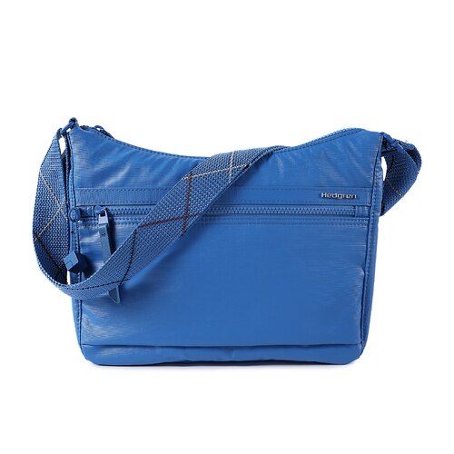 Hedgren HARPERS Small Crossbody Bag with RFID - Creased Strong Blue