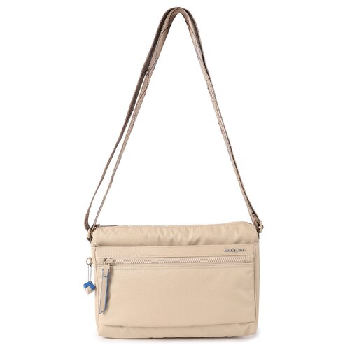 Hedgren EYE Medium Shoulder Bag with RFID Pocket - Creased Safari Beige