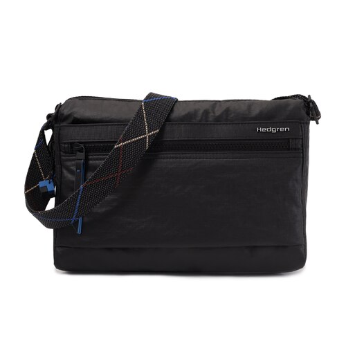 Hedgren EYE Medium Shoulder Bag with RFID Pocket - Creased Black