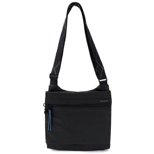 Hedgren Faith Crossover Shoulder Bag with RFID Pocket - Creased Black