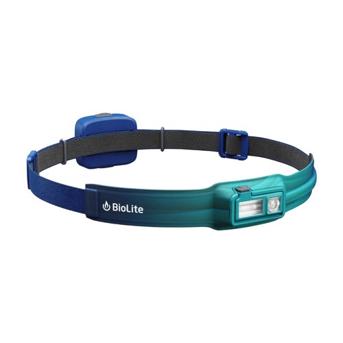BioLite HeadLamp 425 - No-Bounce Rechargeable LED Head Light - Teal / Navy