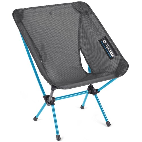 Helinox Chair Zero L - Light and Compact Camping Chair - Black / Cyan