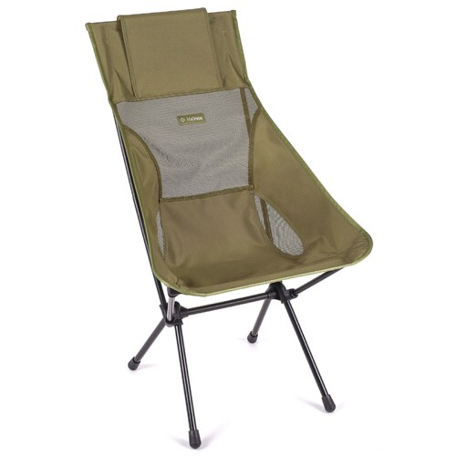 Helinox Sunset Chair - Lightweight Compact Camp Chair - Coyote Tan / Black Frame