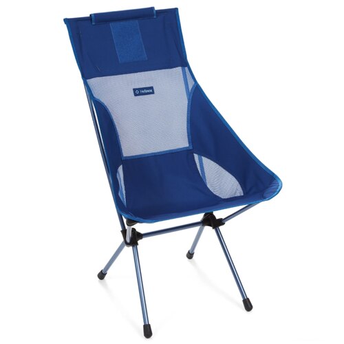 Helinox Sunset Chair - Lightweight Compact Camp Chair - Blue Block / Navy Frame