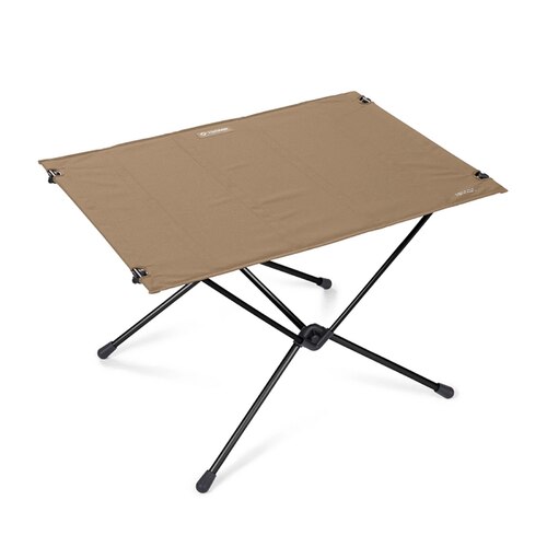 Helinox Table One Hard Top L - Folding Camping Table - Coyote Tan / Black