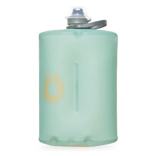 Hydrapak Stow Flip Cap 1L Collapsible Bottle - Sutro Green