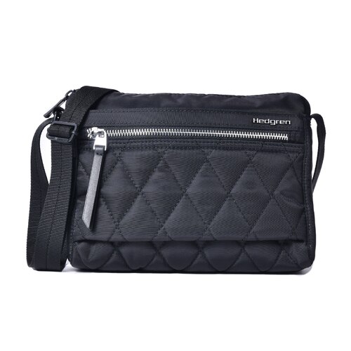 Hedgren EYE Crossbody Bag with RFID Pocket - Quilted Black