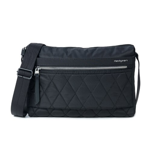 Hedgren EYE Medium Shoulder Bag with RFID Pocket - Quilted Black