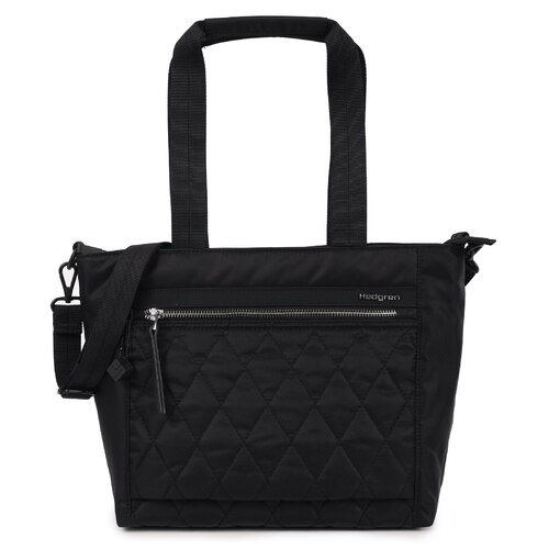 Hedgren ZOE Medium Tote Bag with RFID - Quilted Black