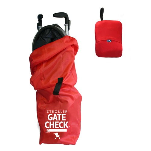 JL Childress Umbrella Pram / Stroller Gate Check Travel Bag - Red
